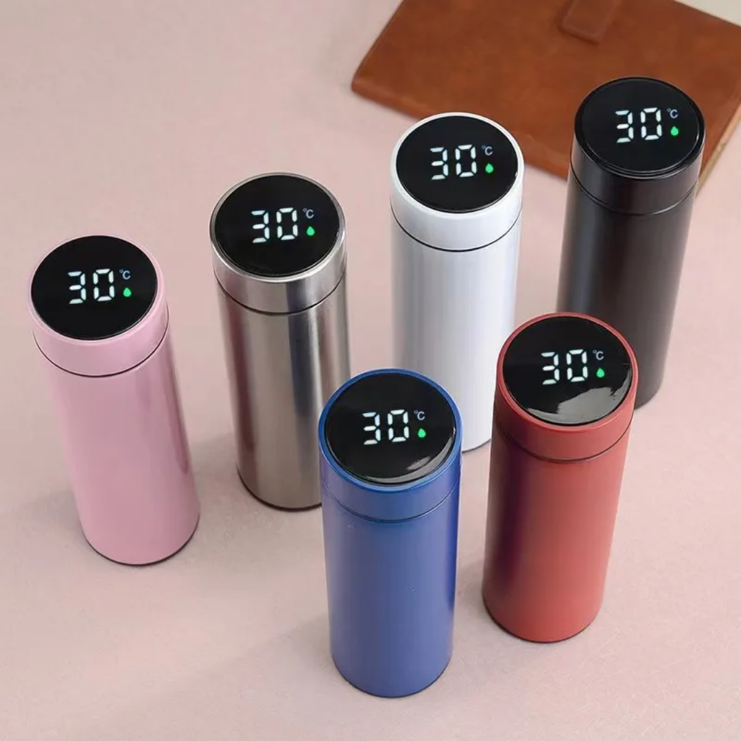 Bouteille Isotherme Intelligente Avec Affichage Led